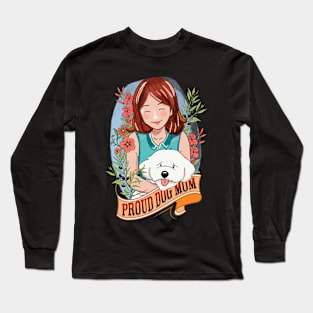 Dog Mom Long Sleeve T-Shirt